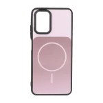 قاب مستطیلی طرح مگ سیف دور لنز برجسته Xiaomi Redmi Note 10 4G / Redmi Note 10S / Poco M5S - صورتی