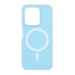 قاب دو لایه مات طرح مگ سیف Xiaomi Redmi 15C / Poco C85 - آبی