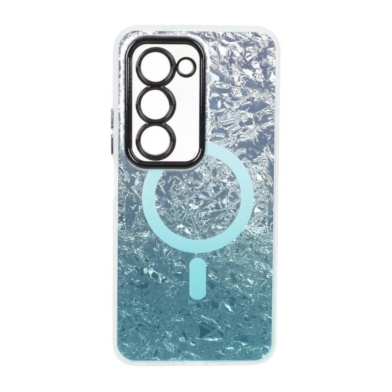 قاب ice طرح مگ سیف دور مات لنز شفاف Xiaomi Redmi 15 4G - سبز - تصویر 2