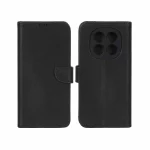 کیف چرمی موبایل مگنتی محافظ لنزدار KRF مدل Xiaomi Redmi Note 15 - مشکی