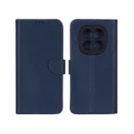 کیف چرمی موبایل مگنتی محافظ لنزدار KRF مدل Xiaomi Redmi Note 15 Pro 4G - سرمه ای