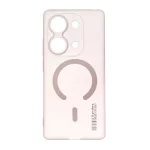 قاب Syndee مات طرح مگ سیف Xiaomi Redmi Note 14S / Note 13 Pro 4G / Poco M6 Pro 4G - صورتی چرک