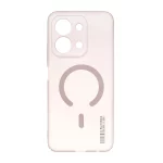 قاب Syndee مات طرح مگ سیف Xiaomi Redmi 15C / Poco C85 - صورتی چرک