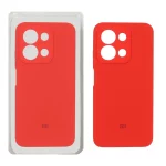قاب سیلیکونی پاک کنی محافظ لنزدار اورجینال Xiaomi Redmi 15C / Poco C85 - قرمز (پک اصلی)