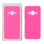 قاب سیلیکونی پاک کنی محافظ لنزدار اورجینال Xiaomi Redmi A3 / A3x / Poco C61 - صورتی فانتزی (پک اصلی)