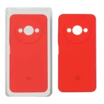 قاب سیلیکونی پاک کنی محافظ لنزدار اورجینال Xiaomi Redmi A3 / A3x / Poco C61 - قرمز (پک اصلی)