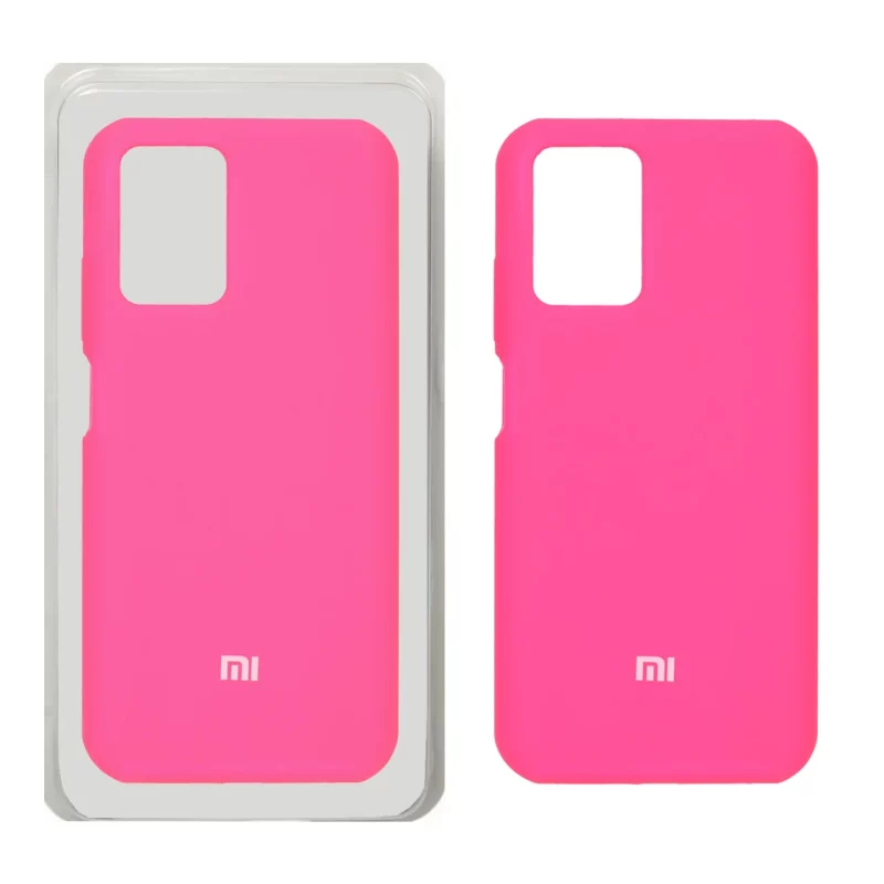 قاب سیلیکونی پاک کنی محافظ لنزدار اورجینال Xiaomi Redmi Note 10 4G / Redmi Note 10S / Poco M5S - صورتی فانتزی (پک اصلی) - تصویر 2