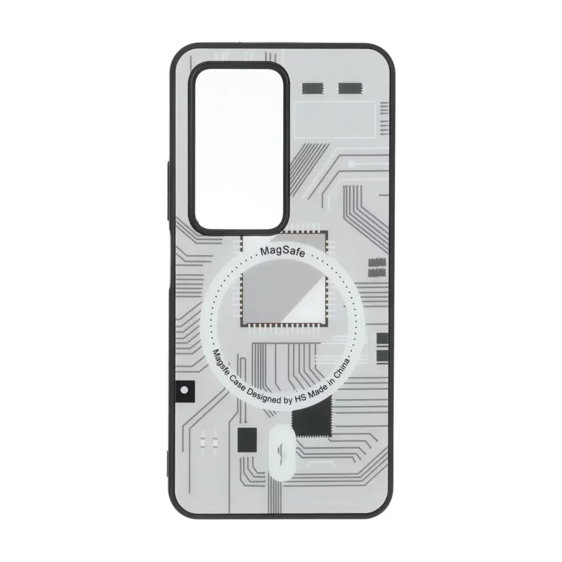 قاب تکنولوژی مات طرح مگ سیف Xiaomi Redmi 15 4G - طوسی - تصویر 2