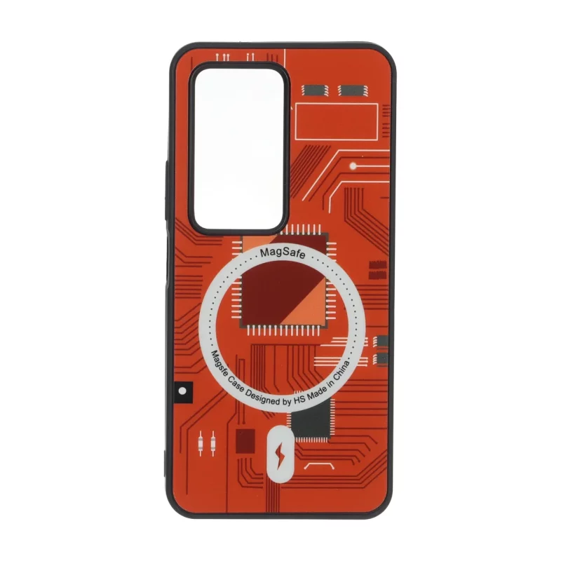 قاب تکنولوژی مات طرح مگ سیف Xiaomi Redmi 15 4G - قرمز - تصویر 2