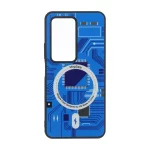 قاب تکنولوژی مات طرح مگ سیف Xiaomi Redmi 15 4G - آبی