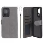 کیف موبایل مگنتی درجه یک داخل خز MNC Plus مدل Xiaomi Mi 13 Lite - خاکستری