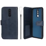 کیف موبایل مگنتی درجه یک داخل خز MNC Plus مدل Xiaomi Redmi 8 - سرمه ای