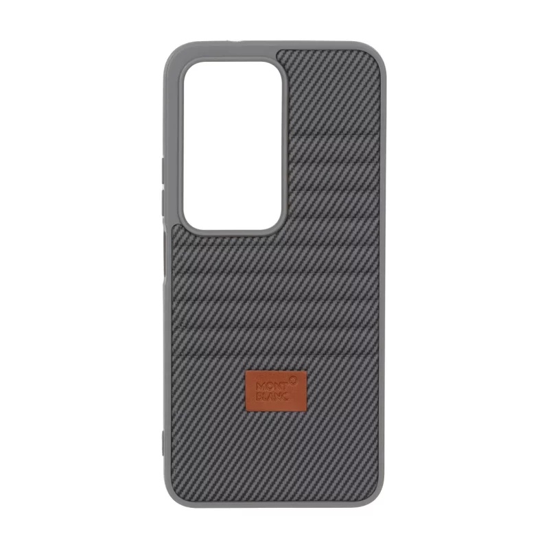 قاب Mont Blanc پافری طرح هاشور Xiaomi Redmi 15 4G - خاکستری - تصویر 2