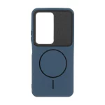 قاب دور لنز Black طرح مگ سیف Xiaomi Redmi 15 4G - سرمه ای