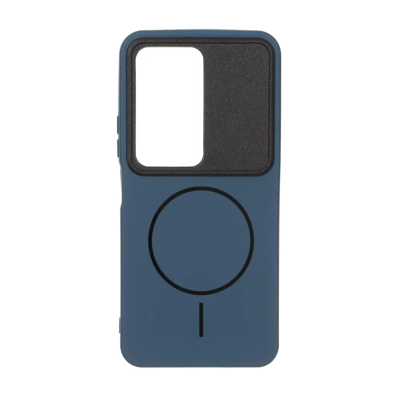 قاب دور لنز Black طرح مگ سیف Xiaomi Redmi 15 4G - سرمه ای - تصویر 2