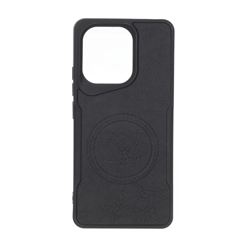 قاب جیر Santa Barbara Polo طرح مگ سیف Xiaomi Redmi Note 13 4G - مشکی - تصویر 2