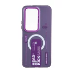 قاب SO COOL طرح مگ سیف Kick Case مدل Xiaomi Redmi 15 4G - بنفش