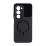 قاب دور لنز Black طرح مگ سیف براق Xiaomi Redmi 15 4G - مشکی