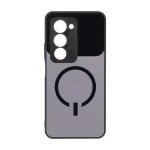 قاب دور لنز Black طرح مگ سیف براق Xiaomi Redmi 15 4G - بنفش