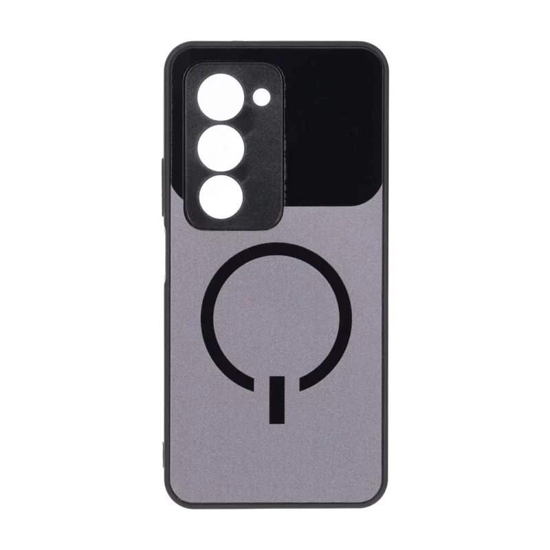 قاب دور لنز Black طرح مگ سیف براق Xiaomi Redmi 15 4G - بنفش - تصویر 2