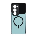 قاب دور لنز Black طرح مگ سیف براق Xiaomi Redmi 15 4G - سبز
