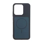 قاب مات مستطیلی طرح مگ سیف دور لنز برجسته Xiaomi Redmi 15C / Poco C85 - مشکی
