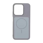 قاب مات مستطیلی طرح مگ سیف دور لنز برجسته Xiaomi Redmi 15C / Poco C85 - خاکستری
