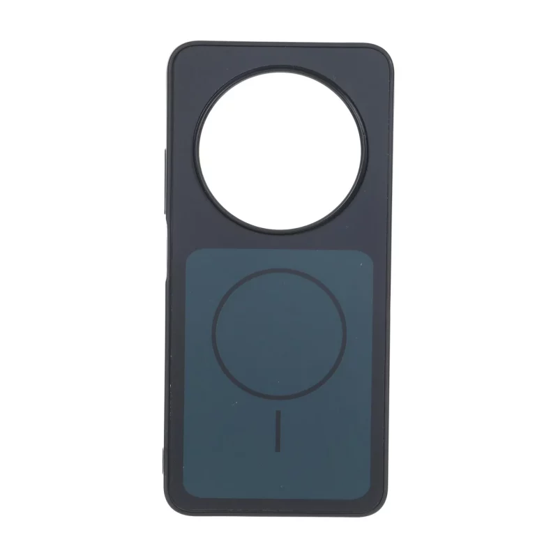 قاب مات مستطیلی طرح مگ سیف دور لنز برجسته Xiaomi Redmi 14C / Redmi A4 / Poco C75 - مشکی - تصویر 2
