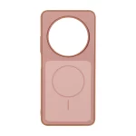 قاب مات مستطیلی طرح مگ سیف دور لنز برجسته Xiaomi Redmi 14C / Redmi A4 / Poco C75 - هلویی