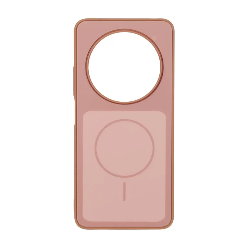 قاب مات مستطیلی طرح مگ سیف دور لنز برجسته Xiaomi Redmi 14C / Redmi A4 / Poco C75 - هلویی - تصویر 2