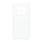 قاب طرح سیلیکون لنز برجسته Xiaomi Redmi Note 15 - سفید