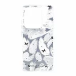 قاب اطلسی دور ژله ای طرح پر Xiaomi Redmi Note 14S / Note 13 Pro 4G / Poco M6 Pro 4G - کد 147