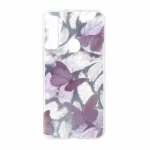 قاب اطلسی دور ژله ای طرح پر Xiaomi Redmi Note 8 - کد 189