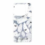 قاب اطلسی دور ژله ای طرح پر Xiaomi Redmi Note 14 4G - کد 228