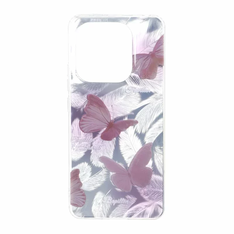 قاب اطلسی دور ژله ای طرح پر Xiaomi Redmi Note 14 4G - کد 230 - تصویر 2