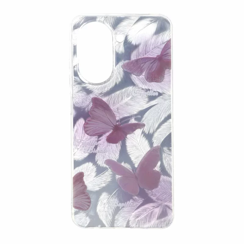 قاب اطلسی دور ژله ای طرح پر Xiaomi Redmi A5 / Poco C71 - کد 237 - تصویر 2