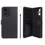 کیف موبایل مگنتی درجه یک داخل خز MNC Plus مدل Xiaomi Redmi Note 12 5G / Poco X5 5G - مشکی