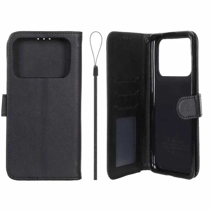 کیف موبایل مگنتی درجه یک داخل خز MNC Plus مدل Xiaomi Mi 11 Ultra - مشکی - تصویر 2
