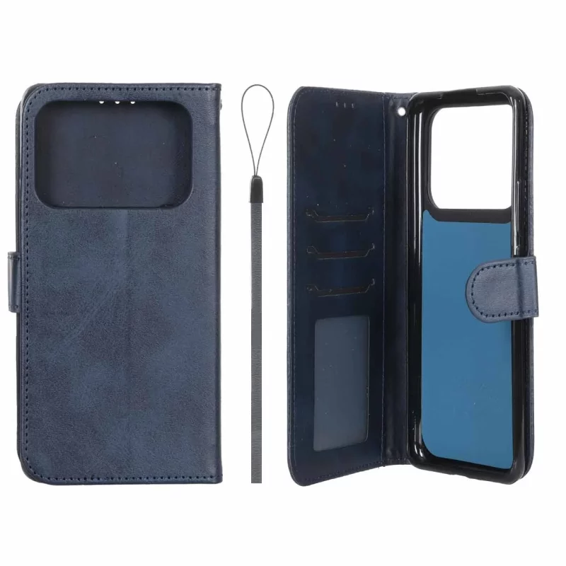 کیف موبایل مگنتی درجه یک داخل خز MNC Plus مدل Xiaomi Mi 11 Ultra - سرمه ای - تصویر 2