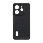 قاب ژله ای هاشور محافظ لنزدار Xiaomi Redmi Note 14 4G - مشکی