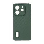 قاب ژله ای هاشور محافظ لنزدار Xiaomi Redmi Note 14 4G - سبز