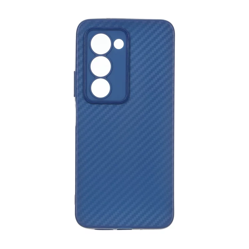 قاب ژله ای هاشور محافظ لنزدار Xiaomi Redmi 15 4G - سرمه ای - تصویر 2