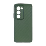 قاب ژله ای هاشور محافظ لنزدار Xiaomi Redmi 15 4G - سبز