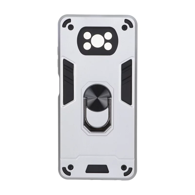 قاب بتمن هولدر لیزری Xiaomi Poco X3 / Poco X3 Pro / Poco X3 NFC - نقره ای - تصویر 2