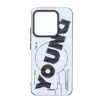 قاب Youngkit مورب Xiaomi Redmi Note 14 4G - سفید