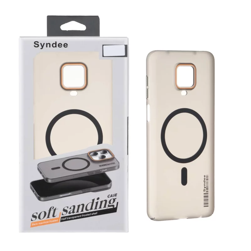 قاب اورجینال Syndee مات Magsafe مدل Xiaomi Redmi Note 9S / Redmi Note 9 Pro / Redmi Note 9 Pro Max - مشکی (پک دار) - تصویر 2