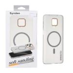 قاب اورجینال Syndee مات Magsafe مدل Xiaomi Redmi Note 9S / Redmi Note 9 Pro / Redmi Note 9 Pro Max - خاکستری (پک دار)