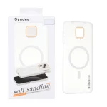 قاب اورجینال Syndee مات Magsafe مدل Xiaomi Redmi Note 9S / Redmi Note 9 Pro / Redmi Note 9 Pro Max - سفید (پک دار)