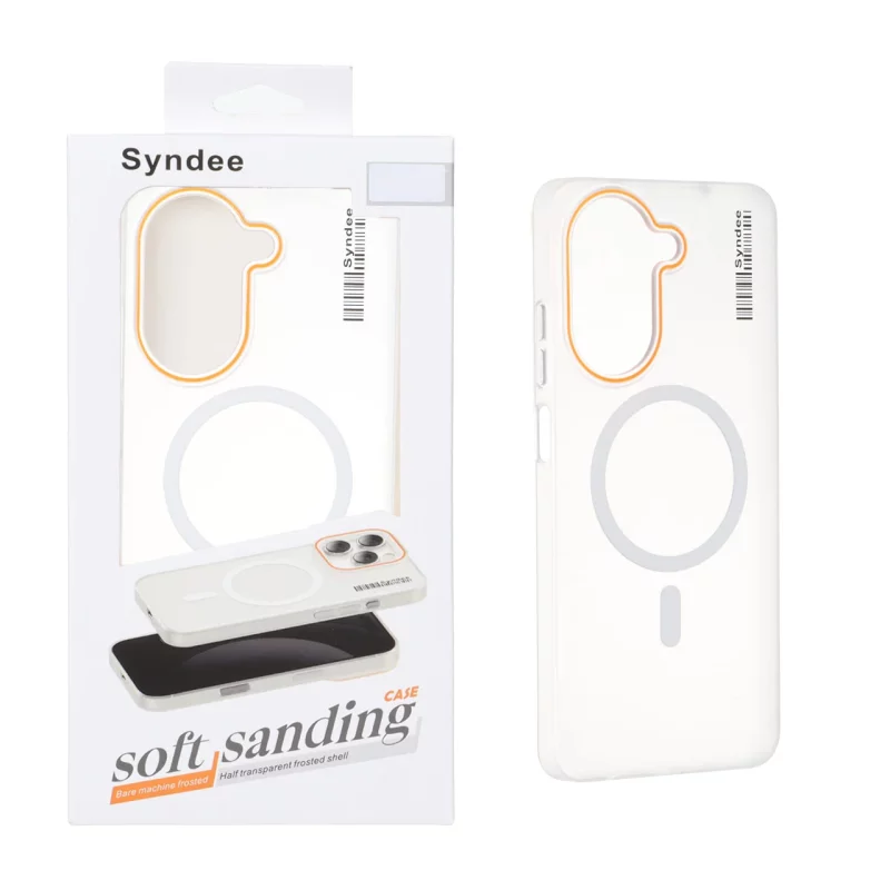 قاب اورجینال Syndee مات Magsafe مدل Xiaomi Redmi A5 / Poco C71 - سفید (پک دار) - تصویر 2
