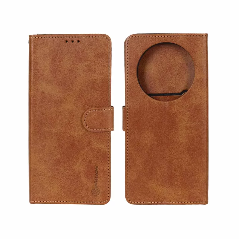 کیف موبایل مگنتی Nillkin مدل Xiaomi Redmi 14C / Redmi A4 / Poco C75 - عسلی - تصویر 2